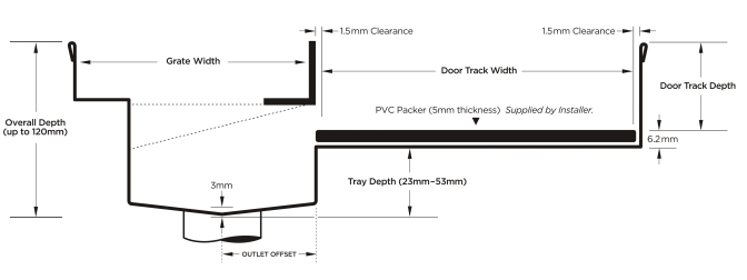 65AATDiS-BG Threshold with Sill